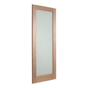 2040 x 820 x 35mm Corinthian Internal Door Veneer 1Lite Obscure Glass