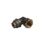 Brasshards 20FL x 20FI Brass Female Flared Compression Elbow LF