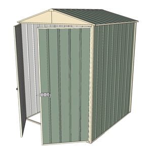 Build-a-Shed 1.5 x 1.5 x 2.3m Double Hinged Door Gable Shed - Green