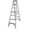 Indalex 2.1m 180KG Pro Series Industrial Aluminium Double Sided Step Ladder