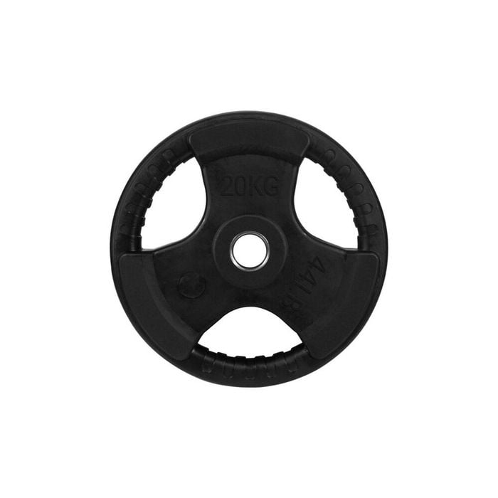 Standard Rubber Ezy Grip Disc Weight Plate Home Gym Exercise 20kg