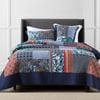 Quilted King/Super King Size Cotton Coverlet Bedspread Set Maddison