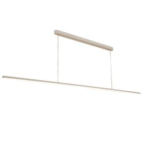 Vencha Beam 60w LED Linear Pendant Light - 2.4m White