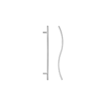 Lockwood 450mm Satin Stainless Steel 147 Entrance Handle Set