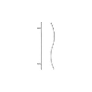 Lockwood 450mm Satin Stainless Steel 147 Entrance Handle Set