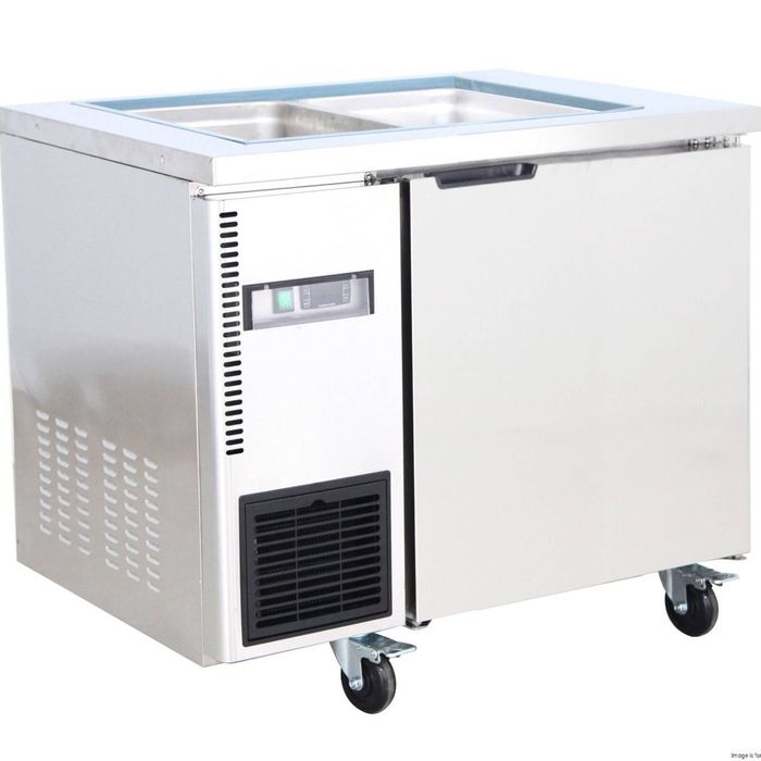 Thermaster 6x1/3 GN pan Ventilated Refrigerated Saladette - TL900TN-6P