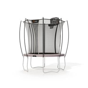 VULY Ultra 2 Small 9ft Trampoline with Enclosure - Round Kids Trampolines Bundle With Basketball Hoop