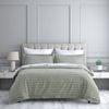 Jason Commercial Double Studio Stripe Quilt Cover Set 180x210cm - Sage