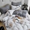 Bloomington 300TC Leaves Reversible Cotton Quilt Cover Set Queen 210 x 210 cm