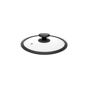 Guzzini Cook & Strong Glass Lid w/ Silicone Rim 24cm For Pot/Pan/Frypan Clear