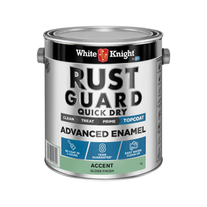 White Knight 4L Accent Gloss Rust Guard Quick Dry Advanced Enamel