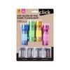 Click Glow In Dark Flashlight - 4 Pack