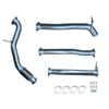 Ignite Exhausts Turbo Back For Mazda Bt50 3.2l 3" No Cat With Diff Pipe Raw Aluminised Steel
