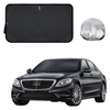 Front Windscreen Sun Shade for Mercedes-Benz S-class 2014 - 2000 Cabriolet - Standard 150 x 85 cm - Black