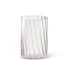 Salt & Pepper Swirl Hurricane Vase 10 X 15cm