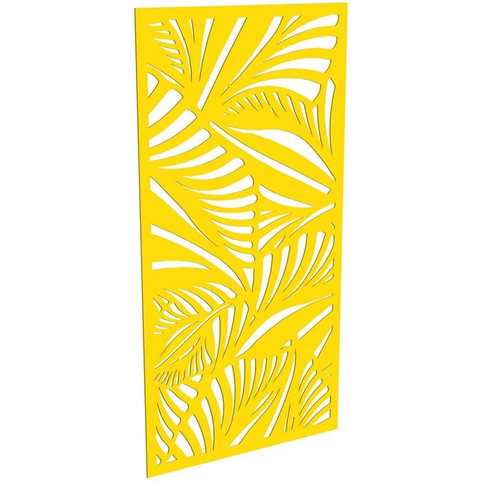 ProtectorAl 300-1200w x 1201-2400h Light Yellow/Gloss White Jungle Unframed Composite Deco Panel