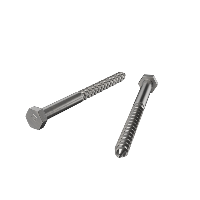 ZENITH M10 x 130mm Stainless Steel 304 Grade Hex Head Coach Screws