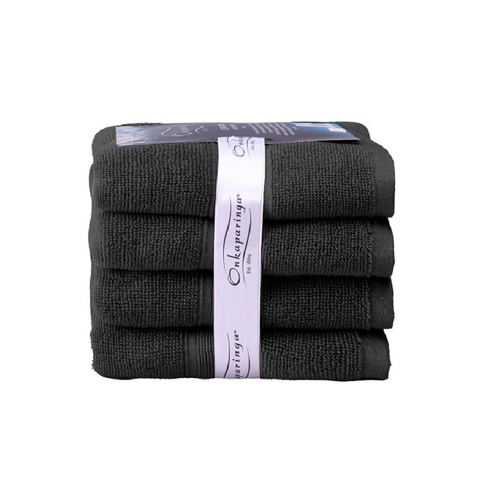 4PK Ultimate Alanya Turkish Cotton Hand Towel 550Gsm Highly Absorbant Castlerock