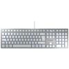 Cherry KC 6000 SLIM Wired Keyboard for Office (Silver)