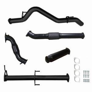 Ignite Exhausts Turbo Back For Mitsubishi Ml Triton 3.2l 3" Cat & Hotdog Black Aluminised Steel