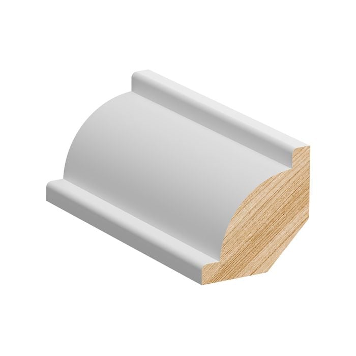 Porta 30 x 30mm 2.7m Ovolo Primed FJ Pine