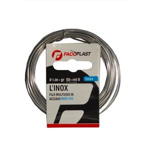 Faco Plast 1mm x 50g Solid Stainless Wire