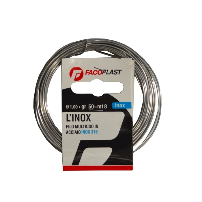Faco Plast 1mm x 50g Solid Stainless Wire