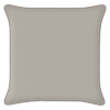 Mojo 60cm Solid Grey Cushion Cover With Pipe