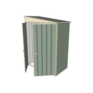 Build-a-Shed 1.5 x 0.8 x 2m Double Hinged Door Skillion Shed - Green
