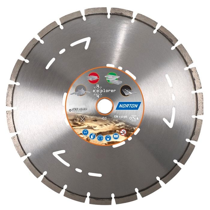 Flexovit 350mm Clipper Diamond Blade 4x4-35025