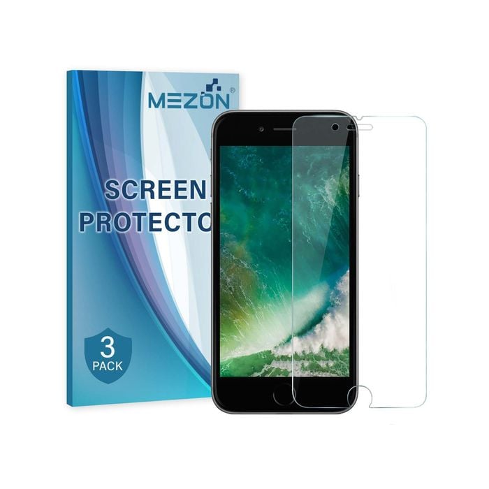 3 Pack MEZON Apple iPhone SE 2022 (4.7") Ultra Clear Film Screen Protectors