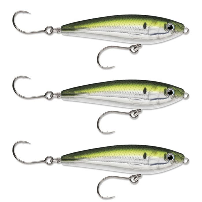 3x Rapala 7cm Saltwater X Rap SubWalk Walk the Dog Bait Fish Lures - Pilchard