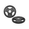 5kg x 2 Rubber Coated Cast Iron Olympic Weight Plate - Commercial Grade