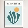 Galrie H. Matisse Abstract Art Print with Elegant Wood Frame, Black Frame, A3 30 x 42cm (12 x 16inch)