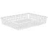 Flexi Storage Home Solutions 85mm White 1 Runner Wire Basket
