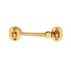 Windsor Brass 125mm Polished Brass Cabin Hook