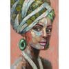 P&P Tribal Women Canvas Print - Elegant Modern Wall Art for Living Room, Bedroom & Office Decor 70x100cm