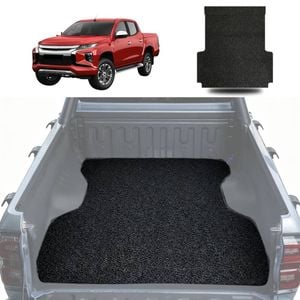 Signature Honeycomb UTE Tub Mat Tray Liner for Mitsubishi Triton Double Cab 2024 - Current (LC/MV) - Black