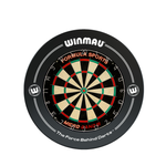 Formula Sports Micro Band 3 Dart Board And Winmau Printed Black Dartboard Surround Set