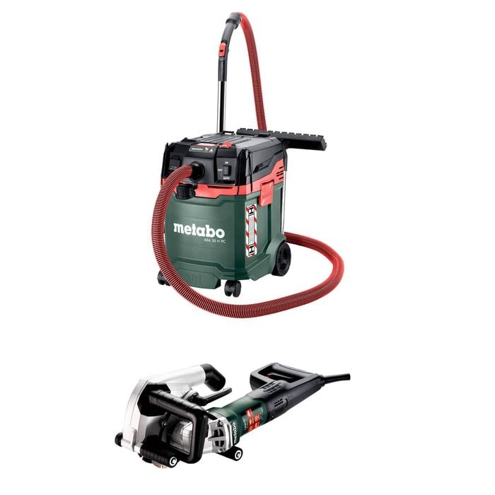 Metabo Wall Chaser & Vacuum Combo Kit AU60010080