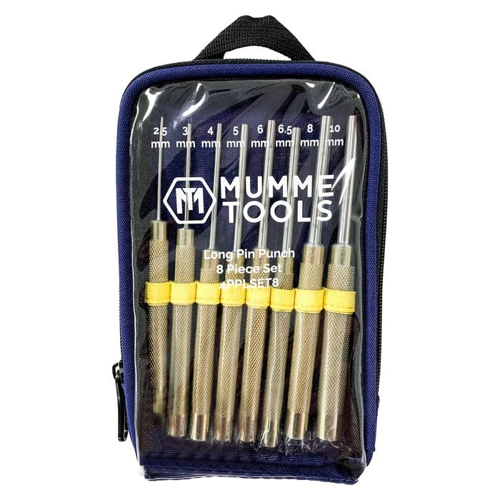 Mumme Tools 8 Piece Long Pin Punch Set
