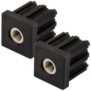 Richmond 40mm x M12 Square Threaded Tube Insert - 2 Pack