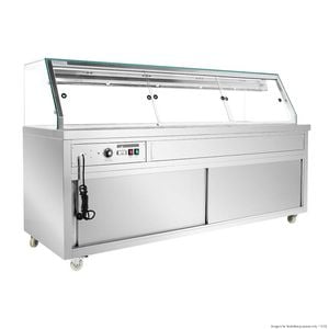 Thermaster Wet And Dry Bain Marie Display 6x1/1 Gn Pans  - Hot Bain Marie (pg210fe-xg)