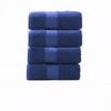 4pc Renee Taylor Brentwood 650gsm Low Twist Bath Towel Royal