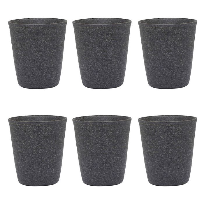 6PK Ecology Ottawa Stoneware Latte Cup Tableware 250ml - Stone