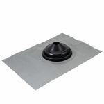 Deks 50 - 170mm Black Dektite Nu-Lead Roof Flashing - For Tile Roofs