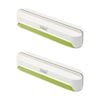 2PK Joseph Joseph Halve-It Slicing Tool Food Slicer Kitchen Utensil Stone/Green