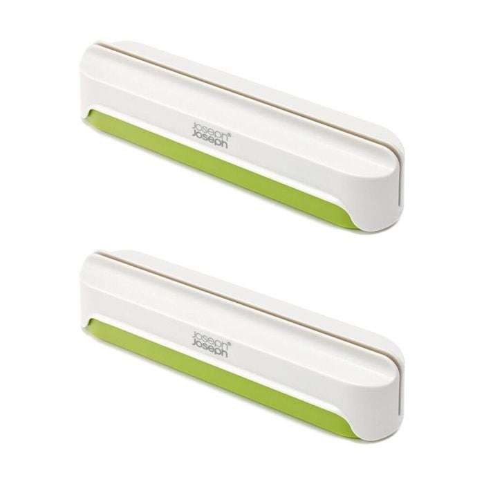 2PK Joseph Joseph Halve-It Slicing Tool Food Slicer Kitchen Utensil Stone/Green