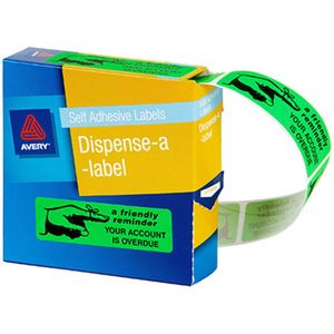Avery Self-Adhesive Labels 125pcs (19x64mm) (Reminder)