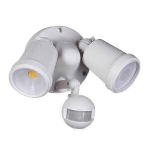 Brilliant White Raptor III LED DIY Twin Security Light with Sensor